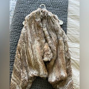 La Rok Rabbit Fur Vest